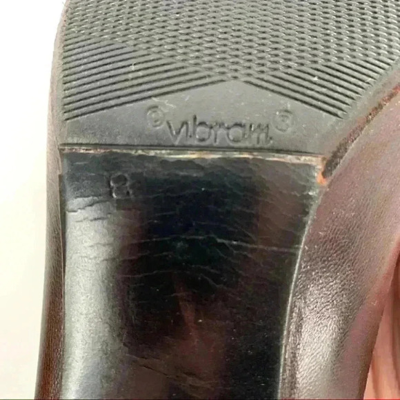 Stuart Weitzman heels 8 brown leather snakeskin pointy vintage 80s 90s pinup - Picture 11 of 12